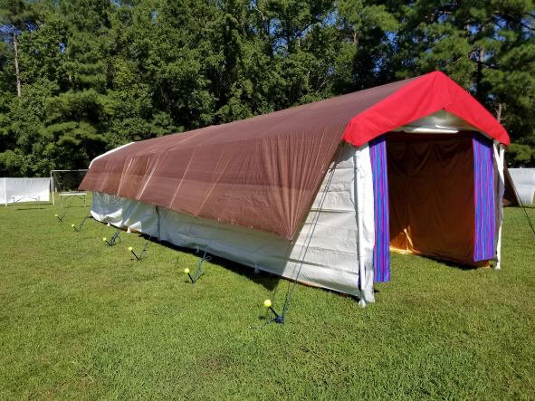 The tabernacle structure